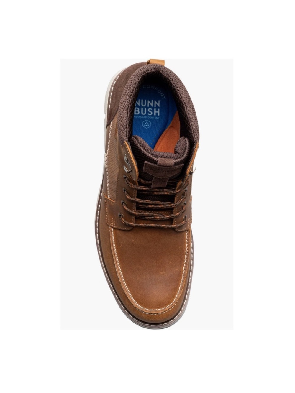 Nunn Bush Karnak Water Resistant Moc Toe Boots Tan Ch Men’s Size 12 - Picture 9 of 14